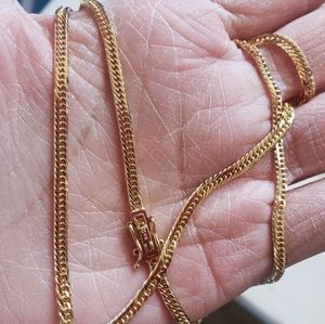 18K Yellow Gold Necklace 16" Long, 10.28 grams! Sold out.